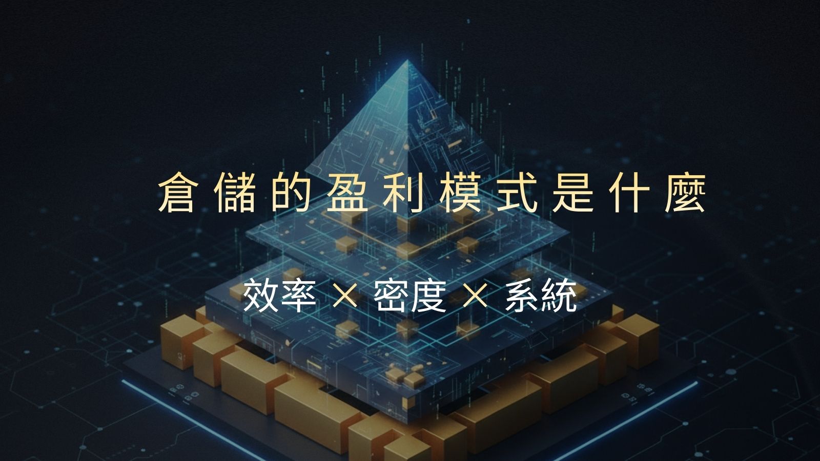 現代倉儲如何真正賺錢?你不可不懂的營運結構與策略