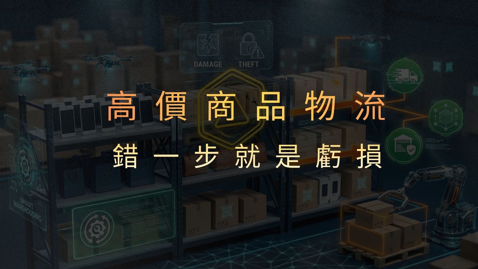 高價商品怎麼做物流？