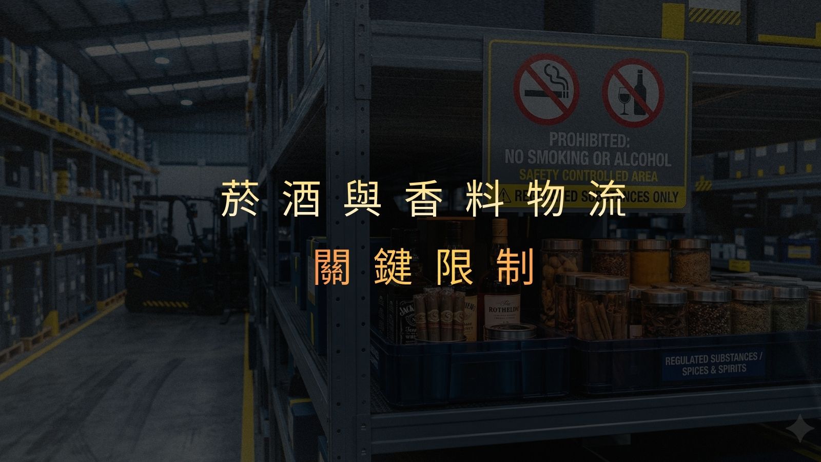 菸酒、香料可以進倉嗎？法規與物流限制一次搞懂