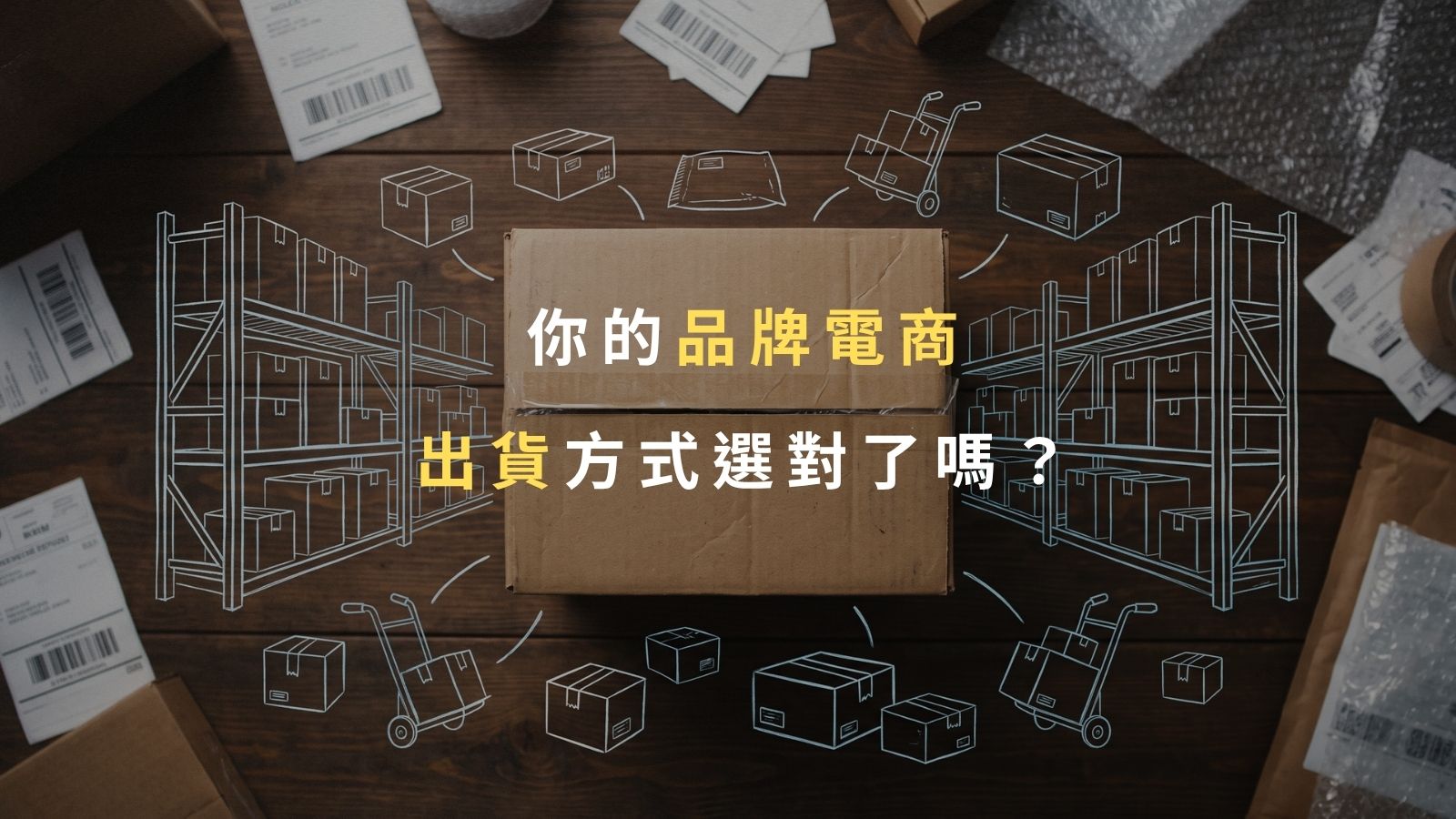 蝦皮、momo、PChome品牌電商出貨推薦：自己出貨、宅配、第三方物流怎麼選？一次看懂